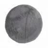Paris Prix - Galette De Chaise "fourrure Fine" 34cm Gris