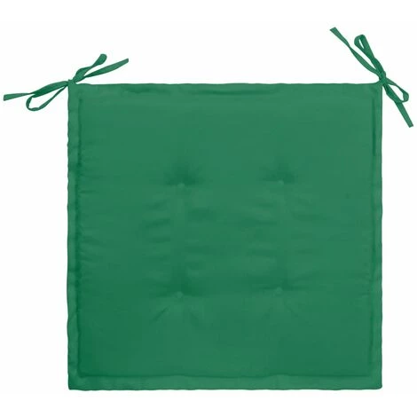 HAPPYSHOPPING Coussins De Chaise De Jardin 4 Pcs Vert 40x40x4 Cm 3 HAPPYSHOPPING Coussins De Chaise De Jardin 4 Pcs Vert 40x40x4 Cm – Image 3