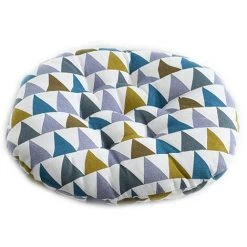 TRIOMPHE Coussin De Chaise Imprimé Doux Classe Bureau Galette De Chaise 40x40cm Rond-Triangle Multicolore -France Coussin et housse de coussin Soldes Boutique 39510829 2