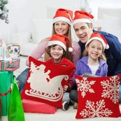 LANGRAY 4PCS Thème De Noël Housse De Coussin Taie D'oreiller De Flocon De Neige Taie D'oreiller De Noël Noël Housse De Coussin Oreiller De Noël Taie D'oreiller De Noel Pour Canape A21 9 LANGRAY 4PCS Thème De Noël Housse De Coussin Taie D'oreiller De Flocon De Neige Taie D'oreiller De Noël Noël Housse De Coussin Oreiller De Noël Taie D'oreiller De Noel Pour Canape A21 -France Coussin et housse de coussin Soldes Boutique 39538685 5