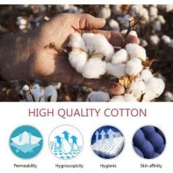 ILOVEMILAN Lot De 4 Coussins De Chaise Antidérapants Avec Attaches - 40 X 40 Cm - Rembourrage En Coton Perlé épais Et Respirant - Pour Salle à Manger, Salon, Cuisine, Bureau - Bleu Marine -France Coussin et housse de coussin Soldes Boutique 39636939 5