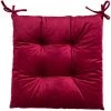 BETTERLIFE Ensemble Textile De 2 Coussins De Chaise 40x40 Cm Avec Rubans Coussins D'assise De Chaise De Jardin Coussins D'assise De Jardin Coussin Pour Chaises Et Bancs Coussins Matelassés Ensemble De Coussins De Chaise Coussins De Sol Fabriqués à La Main En