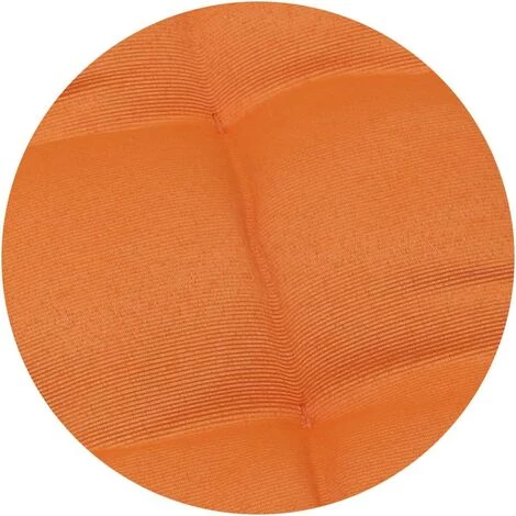 TRIOMPHE Set De 4 Coussins De Chaise Pour Le Jardin, 40x40 Cm, Orange 3 TRIOMPHE Set De 4 Coussins De Chaise Pour Le Jardin, 40x40 Cm, Orange – Image 3