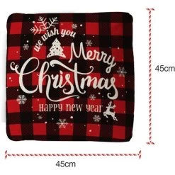 4pcs Christmas Pillow Covers,Coussin Taie D'oreiller Noël,Housse De Coussin Noel,Housse De Coussin Decoration,Merry Christmas Decoration Voitureré De Noël Taie D'oreiller (A) GrooFoo -France Coussin et housse de coussin Soldes Boutique 39917917 2