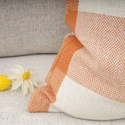 ECHOO Retro Farmhouse Buffalo Tartan Checker Plaid Coton Lin Taie D'oreiller Décorative Housse De Coussin Taie D'oreiller Pour Canapé, Lot De 2 (18''x18'') -France Coussin et housse de coussin Soldes Boutique 39948572 4