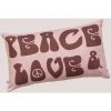 Housse De Coussin Rectangulaire En Coton (30x50 Cm) Peace & Love SKLUM Coton - B