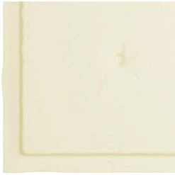 HAPPYSHOPPING Coussins De Chaise De Jardin 2 Pcs Creme 40x40x4 Cm Tissu -France Coussin et housse de coussin Soldes Boutique 40267570 5