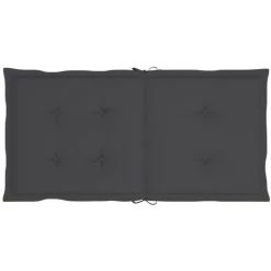 HAPPYSHOPPING Coussins De Chaise De Jardin 6 Pcs Anthracite 100x50x4 Cm -France Coussin et housse de coussin Soldes Boutique 40268033 4