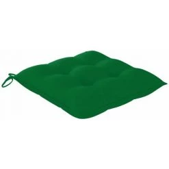 HAPPYSHOPPING Coussins De Chaise 2 Pcs Vert 50x50x7 Cm Tissu 7 HAPPYSHOPPING Coussins De Chaise 2 Pcs Vert 50x50x7 Cm Tissu -France Coussin et housse de coussin Soldes Boutique 40269323 3