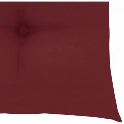 HAPPYSHOPPING Coussins De Chaise 6 Pcs Bordeaux 50x50x7 Cm Tissu -France Coussin et housse de coussin Soldes Boutique 40269375 5