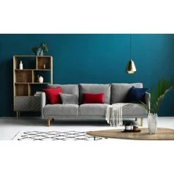 SUN FLOWER Housses De Coussin Décoratives Carrées En Velours Confortable 2 Pièces Pour Canapé Et Lit, Rouge -France Coussin et housse de coussin Soldes Boutique 40396534 4