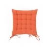 WADIGA Coussin De Chaise Carré Orange - Orange