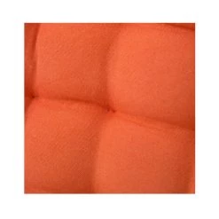 WADIGA Coussin De Chaise Carré Orange - Orange 6 WADIGA Coussin De Chaise Carré Orange - Orange -France Coussin et housse de coussin Soldes Boutique 40527405 3
