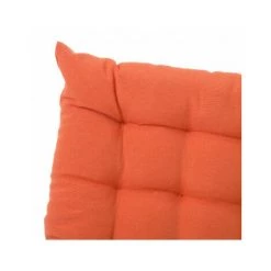 WADIGA Coussin De Chaise Carré Orange - Orange 7 WADIGA Coussin De Chaise Carré Orange - Orange -France Coussin et housse de coussin Soldes Boutique 40527405 4