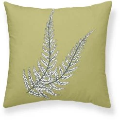 PUR LINE Housse De Coussin Décorative 100% Pur Coton 1 Pièce Avec Motif Floral - No Name