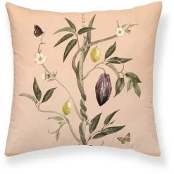 PUR LINE Housse De Coussin Décorative 100% Pur Coton 1 Pièce Avec Paysage Tropical - No Name