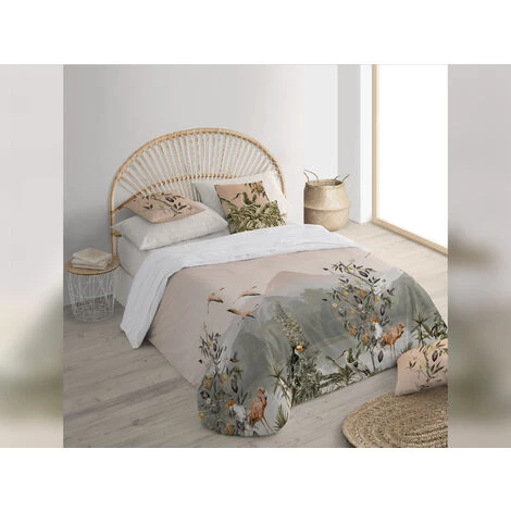 PUR LINE Housse De Coussin Décorative 100% Pur Coton 1 Pièce Avec Paysage Tropical - No Name 2 PUR LINE Housse De Coussin Décorative 100% Pur Coton 1 Pièce Avec Paysage Tropical - No Name – Image 2