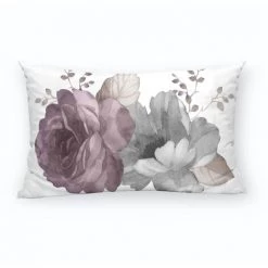PUR LINE Housse De Coussin Décorative 100% Pur Coton 1 Pièce Avec Motif Floral - No Name