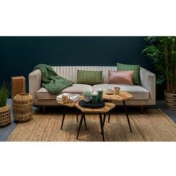 ZAGO Coussin 30 X 50 Cm Kaki Eden - Vert 4 ZAGO Coussin 30 X 50 Cm Kaki Eden - Vert -France Coussin et housse de coussin Soldes Boutique 41019945 2