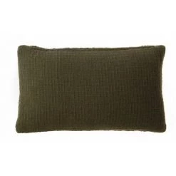 ZAGO Coussin 30 X 50 Cm Kaki Eden - Vert 5 ZAGO Coussin 30 X 50 Cm Kaki Eden - Vert -France Coussin et housse de coussin Soldes Boutique 41019945 3