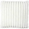 Paris Prix - Coussin Déco "côtelé" 40x40cm écru