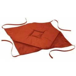 Paris Prix - Galette De Chaise "essentiel" 36x36cm Terracotta