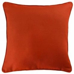 Paris Prix - Housse De Coussin "panama" 40x40cm Terracotta