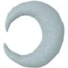 Atmosphera - Coussin Décoratif Lune Berlingot Bleu 32 X 28 Cm - Bleu Gris