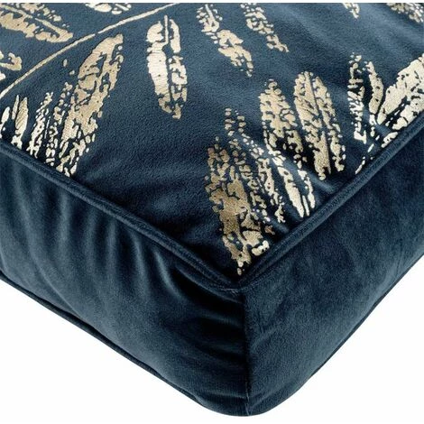 Paris Prix - Coussin De Sol Imprimé "adelor" 40x40cm Bleu 2 Paris Prix - Coussin De Sol Imprimé "adelor" 40x40cm Bleu – Image 2