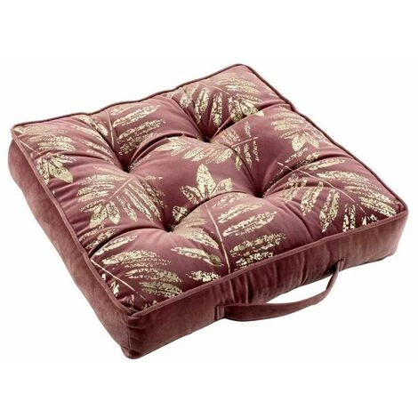 Paris Prix - Coussin De Sol Imprimé "adelor" 40x40cm Rose 1 Paris Prix - Coussin De Sol Imprimé "adelor" 40x40cm Rose