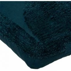 ATMOSPHERA, CRŽATEUR D'INTŽRIEUR Coussin De Sol Tufté "Bloom" 40x40cm Bleu Canard -France Coussin et housse de coussin Soldes Boutique 41427776 3