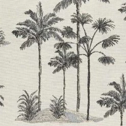 ATMOSPHERA, CRŽATEUR D'INTŽRIEUR Housse De Coussin "Palm" 40x40cm Noir & Blanc -France Coussin et housse de coussin Soldes Boutique 41427804 4