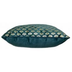 ATMOSPHERA, CRŽATEUR D'INTŽRIEUR Coussin Déhoussable Velours "Tropicor" 40x40cm Bleu -France Coussin et housse de coussin Soldes Boutique 41427865 4