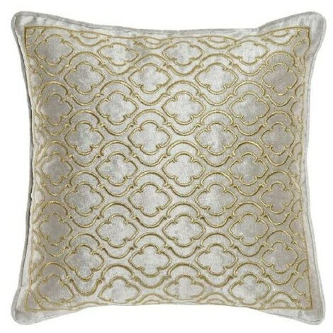 BRICOMARTEAU Coussin DKD Home Decor 8424001850365 Doré Polyester Velours Aluminium Ivoire (45 X 10 X 45 Cm) 1 BRICOMARTEAU Coussin DKD Home Decor 8424001850365 Doré Polyester Velours Aluminium Ivoire (45 X 10 X 45 Cm)