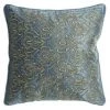 BRICOMARTEAU Coussin DKD Home Decor 8424001850389 Bleu Doré Polyester Velours Aluminium (45 X 10 X 45 Cm)