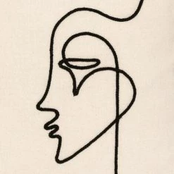 ATMOSPHERA, CRÉATEUR D'INTÉRIEUR Housse De Coussin 40x40 Cm Visage Corde Coton - Blanc 7 ATMOSPHERA, CRÉATEUR D'INTÉRIEUR Housse De Coussin 40x40 Cm Visage Corde Coton - Blanc -France Coussin et housse de coussin Soldes Boutique 41542676 4