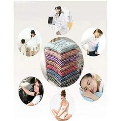 BETTERLIFE 2 Coussins De Chaises Carrés 40x40 Coussins De Siège Décoration Maison Coussin Mat Matelassée,Confortable Et Coloré - Idéal Pour Intérieur Et Extérieur (Grille Vert Clair） -France Coussin et housse de coussin Soldes Boutique 41625233 5