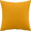 PRIVATEFLOOR Coussin Carré En Velours (45x45 CM) Coussin + Rembourrage - Mesmal Jaune - Velours - Jaune