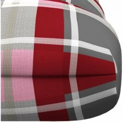 HAPPYSHOPPING Coussin De Palette Modele A Carreaux Rouges 120x80x12 Cm Tissu 8 HAPPYSHOPPING Coussin De Palette Modele A Carreaux Rouges 120x80x12 Cm Tissu -France Coussin et housse de coussin Soldes Boutique 41857069 4
