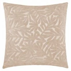 ATMOSPHERA, CRŽATEUR D'INTŽRIEUR Coussin Déco En Velours "Edi" 40x40cm Beige