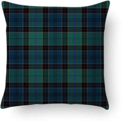 Doge Milano Coussin Avec Impression Numérique, 100% Made In Italy, Coussin De Canapé Décoratif, Amovible Et Lavable, Tartan - Modèle Libertad, 40x40x5 Cm