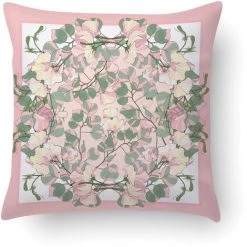 Doge Milano Coussin Avec Impression Numérique, 100% Made In Italy, Coussin De Canapé Décoratif, Amovible Et Lavable, Hermes - Modèle Loise, 40x40x5 Cm