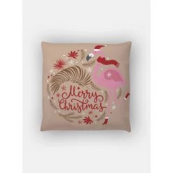 Doge Milano Coussin Avec Impression Numérique, 100% Made In Italy, Coussin De Canapé Décoratif, Amovible Et Lavable, Modèle De Noël - Jocosa, Cm 40x40x5