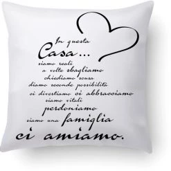 Doge Milano Coussin Avec Impression Numérique, 100% Made In Italy, Coussin De Canapé Décoratif, Amovible Et Lavable, Modèle Glow, 40x40x5 Cm