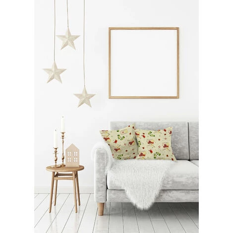 Doge Milano Coussin Avec Impression Numérique, 100% Made In Italy, Coussin De Canapé Décoratif, Amovible Et Lavable, Modèle De Noël - Leonardo, Cm 40x40x5 2 Doge Milano Coussin Avec Impression Numérique, 100% Made In Italy, Coussin De Canapé Décoratif, Amovible Et Lavable, Modèle De Noël - Leonardo, Cm 40x40x5 – Image 2