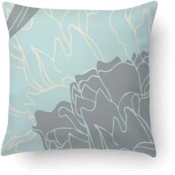 Doge Milano Coussin Avec Impression Numérique, 100% Made In Italy, Coussin De Canapé Décoratif, Amovible Et Lavable, Modèle Fleurs - Katelynn, Cm 40x40x5