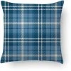 Doge Milano Coussin Avec Impression Numérique, 100% Made In Italy, Coussin De Canapé Décoratif, Amovible Et Lavable, Modèle Tartan - Lila, Cm 40x40x5