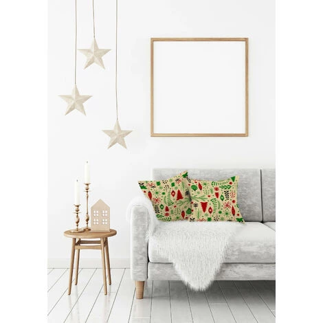 Doge Milano Coussin Avec Impression Numérique, 100% Made In Italy, Coussin De Canapé Décoratif, Amovible Et Lavable, Modèle De Noël - Leola, Cm 40x40x5 2 Doge Milano Coussin Avec Impression Numérique, 100% Made In Italy, Coussin De Canapé Décoratif, Amovible Et Lavable, Modèle De Noël - Leola, Cm 40x40x5 – Image 2