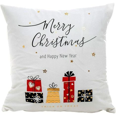 ILOVEMILAN Housses De Coussin De Noël 18 X 18 Pouces Ensemble De 4 - Housse De Coussin De La Série De Noël Housses De Coussin Décoratif B 3 ILOVEMILAN Housses De Coussin De Noël 18 X 18 Pouces Ensemble De 4 - Housse De Coussin De La Série De Noël Housses De Coussin Décoratif B – Image 3