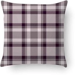 Doge Milano Coussin Avec Impression Numérique, 100% Made In Italy, Coussin De Canapé Décoratif, Amovible Et Lavable, Modèle Tartan - Lidia, 40x40x5 Cm